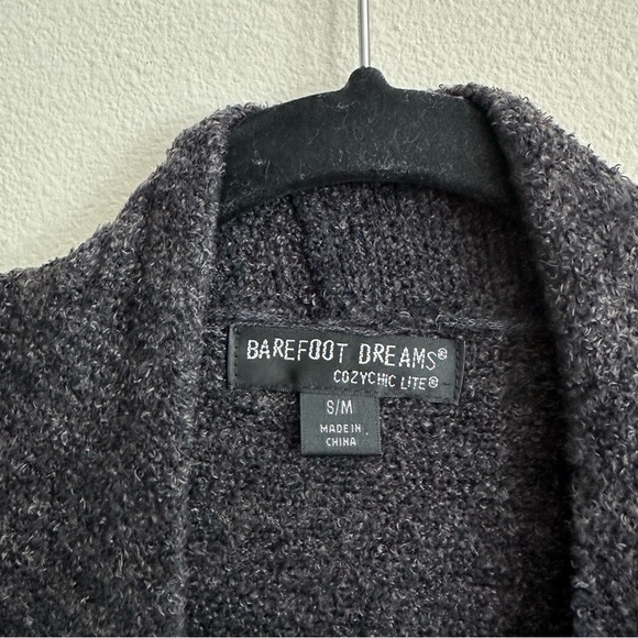 BAREFOOT DREAMS CozyChic Lite Island Wrap Grey Small Medium - Picture 6 of 13